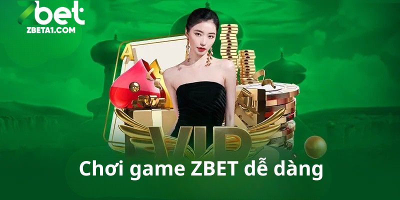 Giao diện ZBET được thiết kế thân thiện với người dùng và rất dễ sử dụng